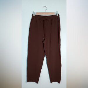 ASOS Meridian Straight Leg Sweatpants Brown XS